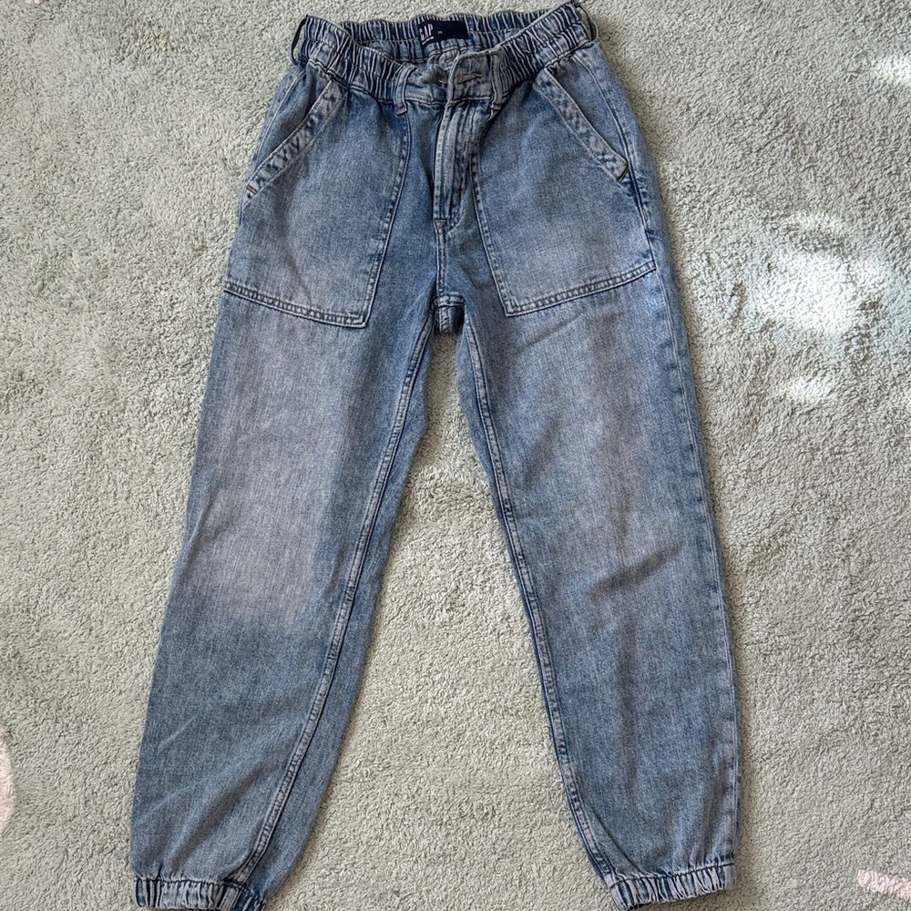 GAP Blue Denim Jogger Pants